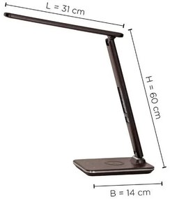 Paul Neuhaus 4595-23 - Lampă LED reglabilă cu încărcare wireless LED/5W/230V