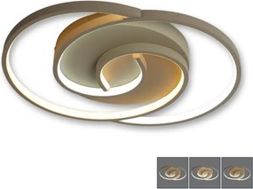 BRILAGI - plafonieră LED dimabilă VELO LED/70W/230V 38x47,8 cm bej + telecomandă