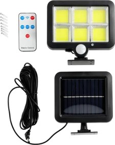 Proiector LED solar cu senzor LED/1,5W/3,7V 6000K IP44 1200 mAh