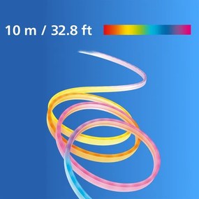 Philips - Bandă LED reglabilă SMART NEON FLEX 10m LED/45W/230V 2700/6500K Wi-Fi