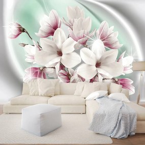 Fototapet - Flori albe și roz (254x184 cm), în 8 de alte dimensiuni noi