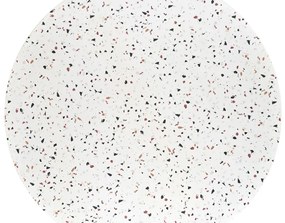 Masa rotunda Aramis terrazzo/alb ø120/h76 cm