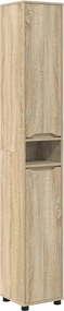 vidaXL Dulap de Baie Stejar Sonoma 30,5 x 30 x 195 cm Lemn compozit