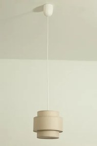 Brilagi - Lustră suspendată pe cablu RESNA, 1x E27, 60W, 230V, Ø 20 cm, bej