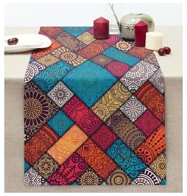 Napron de masă 40x130 cm Mandala Tiles – Mila Home