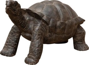 Țestoasă decorativa mica din lemn de tec, "Turtle"