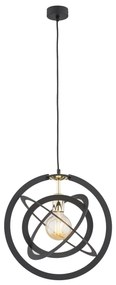 Lustra/Pendul design geometric KOPERNIK negru