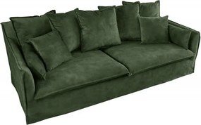 Canapea confortabila Heaven 200cm, catifea verde inchis