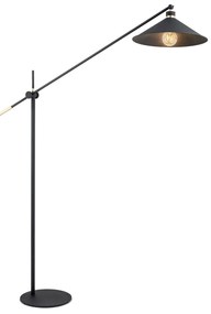 Lampadar de podea reglabil stil industial NASHVILLE negru