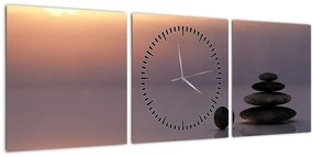 Tablou - Echilibru (cu ceas) (90x30 cm)