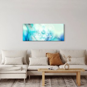 Tablou - Merkaba pe un fundal turcoaz (120x50 cm)