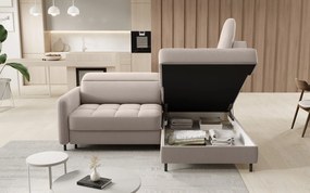 Colțar lemn masiv Bari Personalizabil Extensibil 208x160cm - Sola 18, Colțul în dreapta