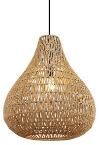 Lampa suspendată scandinavă maro 45cm - Lina Natural