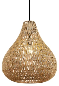 Lampa suspendată scandinavă maro 45cm - Lina Natural