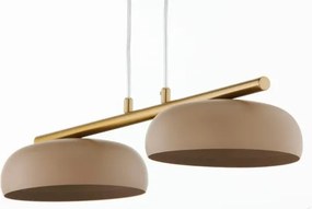 Lustră pe cablu OLAF 2xGX53/12W/230V bej/auriu
