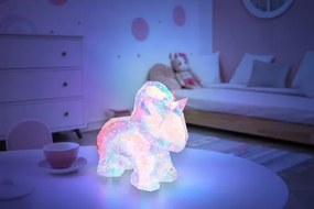 Globo 28088N - decorațiune de masă LED reglabilă, reîncărcabilă BRONDAR LED/4W/5V 1800 mAh unicorn