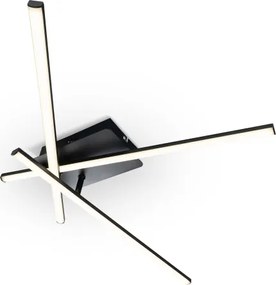 Brilagi - Plafonieră LED STRIPES, 30W/230V, neagră