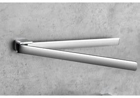 Suport rotativ de perete pentru prosoape Gedy PIRENEI 36 cm crom lucios