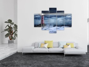 Tablou - Far pe stâncă (150x105 cm)