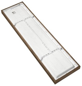 Brilagi - Corp de iluminat LED pentru baie WOODY FRAME LED/40W/230V 120x30 IP44, finisaj stejar/nuc