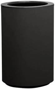 Ghiveci cilindric cu auto-irrigare STEEL PLUS, diferite variante - Hobby Flower Dimensiuni: Ø 35 x 75, Culoare: antracit