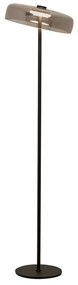Lampadar, Lampa de podea design modern LED DECO negru/ fumuriu
