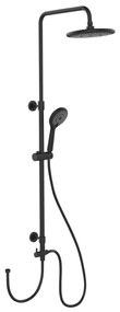 WENKO 25311100 - Set de duș WATERSAVING SYSTEM, 120 cm, negru