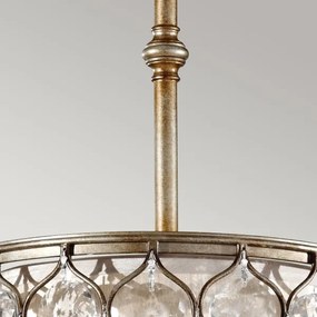 Lustră pe tijă Feiss FE-LUCIA-P-C LUCIA 1xE27/60W/230V