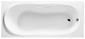 Cadă de baie dreaptă Malawi 160, cu picioare