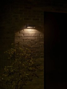 Aplica LED de exterior solara cu senzor IP54 Marcellio negru