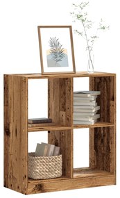 vidaXL Bibliotecă, lemn vechi, 68,5x32x75 cm, lemn prelucrat