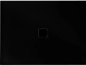 Besco Nox Ultraslim cădiță de duș dreptunghiulară 120x90 cm negru BMN120-90-CC