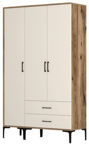 Dulap de haine Kiara ST (Nuc + Crem). 1088346
