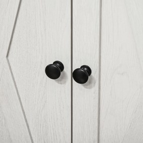 HOMCOM Bufet de depozitare cu multiple spații de depozitare, 2 uși cu raft reglabil, 1 sertar, 60L x 30Ad x 87,5Î cm | Aosom Romania