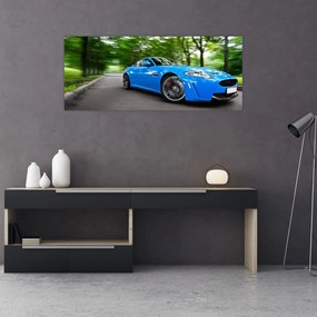 Tablou - Mașina de curse (120x50 cm)