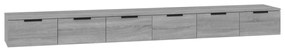 Dulapuri de perete, 2 buc., gri sonoma, 102x30x20 cm, lemn 2, sonoma gri
