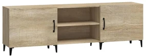 812630 vidaXL Comodă TV, stejar sonoma, 150x30x50 cm, lemn compozit