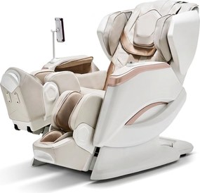 Fotoliu masaj 4D ROVO Luxury cu Zero Gravity, sina 120 cm si incalzire lombara, Bej