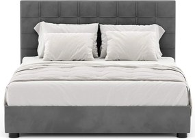 Pat Drimus Tapitat cu Saltea  120/140/160/180x200cm - 120x200
