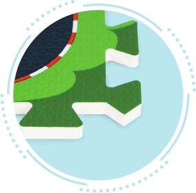 Spumă burete puzzle covor covor oraș străzi