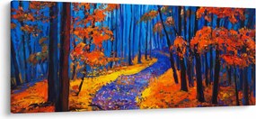 Tablou - Pădurea toamna (120x50 cm)