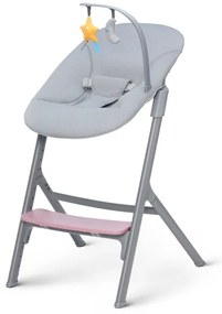 Scaun de masă pentru copii KINDERKRAFT SELECT LIVY Premium Aster pink + șezlong CALMEE