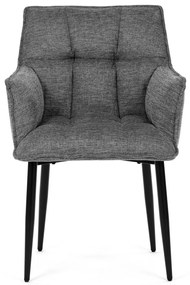 Set de scaune de sufragerie DCH-J2139 GREY2, 2 buc
