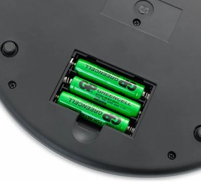 Brabantia Profile 646998, Până la 5 kg, 3 x AAA, TARA, afișaj digital, Inox/Mat