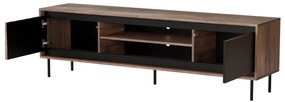 Masă de cafea/Dulap Sting RTV1 (nuc + negru). 1092422
