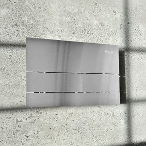 Clapeta pentru rezervor incastrat K011A-Q Rea T Brush Steel