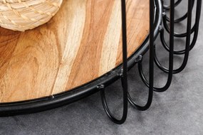 Masuta de cafea, Metal, Lemn, TRUE ELEMENTS 50cm