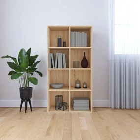 vidaXL Bibliotecă/Dulap, stejar sonoma, 66x30x130 cm, lemn prelucrat