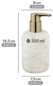 Dozator de săpun lichid alb din polirășină 300 ml Montalfano – Wenko