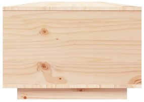 Masuta de cafea, 80x50x35,5 cm, lemn masiv de pin 1, Maro
